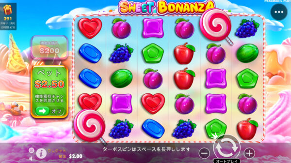 Sweet Bonanza テッドベット